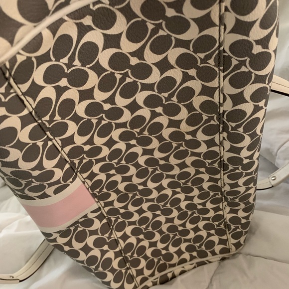 Coach Chelsea Heritage Signature Logo Satchel - Picture 4 of 6